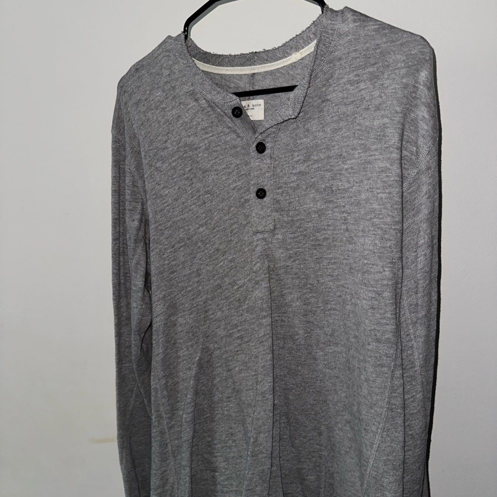 Rag and Bone Classic Slim Fit Henley